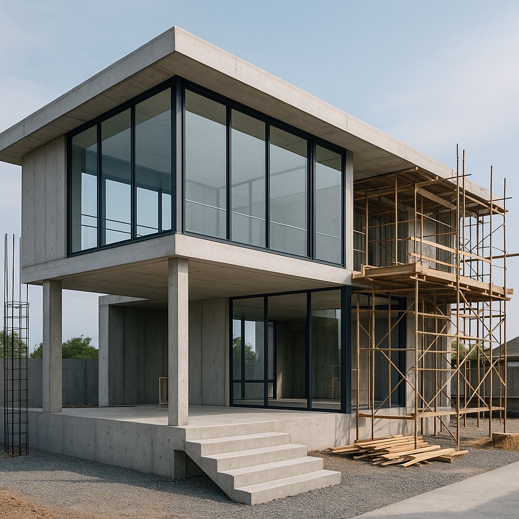 งานก่อสร้างบ้านโดยทีม Twentysix House