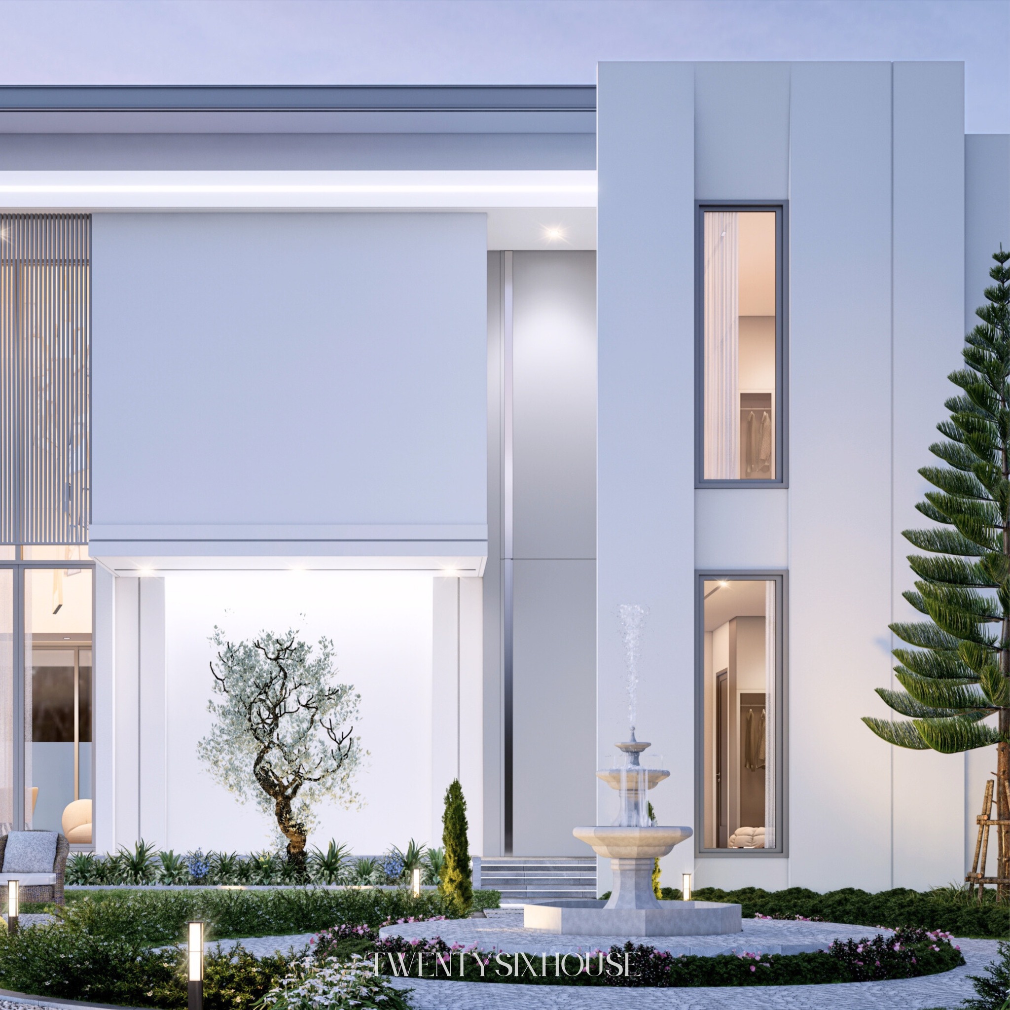 Yu Sook บ้านสีขาวสองชั้นที่อบอุ่น สงบ และเป็นส่วนตัว ภาพที่ 3