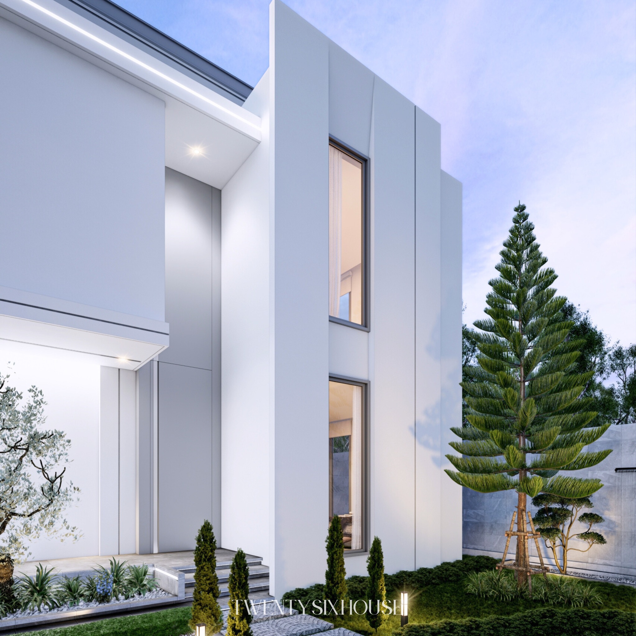 Yu Sook บ้านสีขาวสองชั้นที่อบอุ่น สงบ และเป็นส่วนตัว ภาพที่ 4