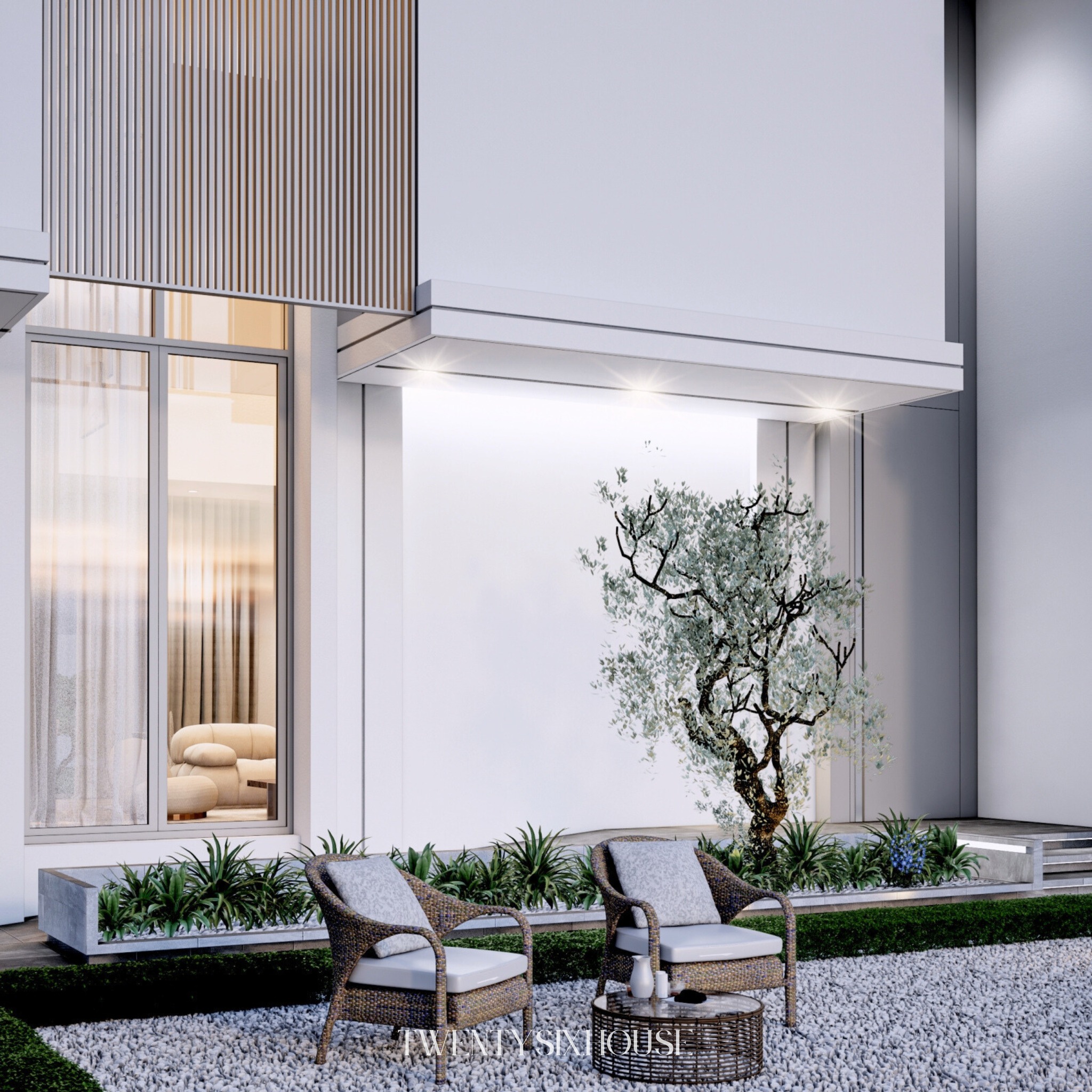 Yu Sook บ้านสีขาวสองชั้นที่อบอุ่น สงบ และเป็นส่วนตัว ภาพที่ 8