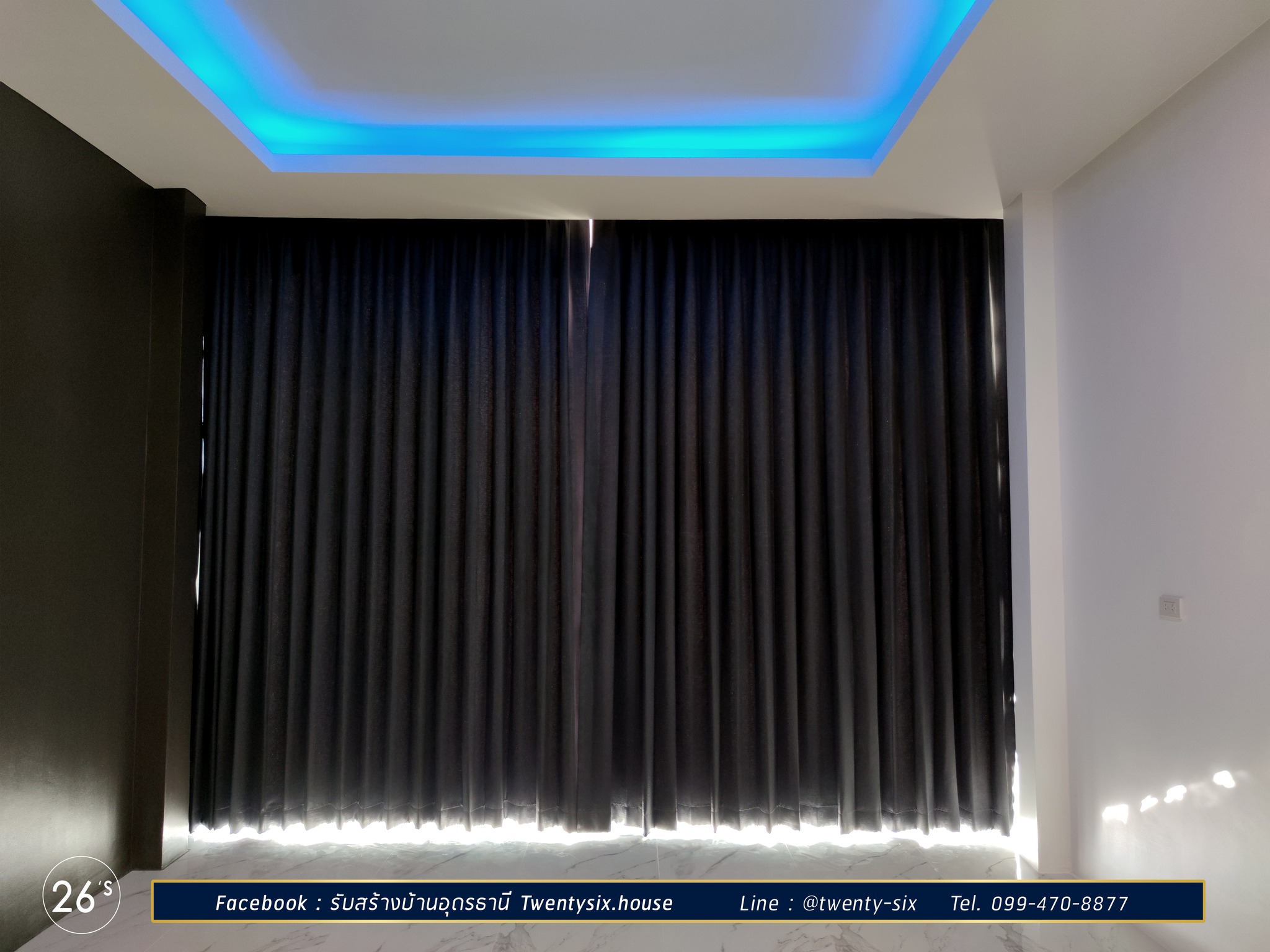 บ้านชั้นเดียวโมเดิร์นโทนขาว-ดำ 2 ห้องนอน 3 ห้องน้ำ