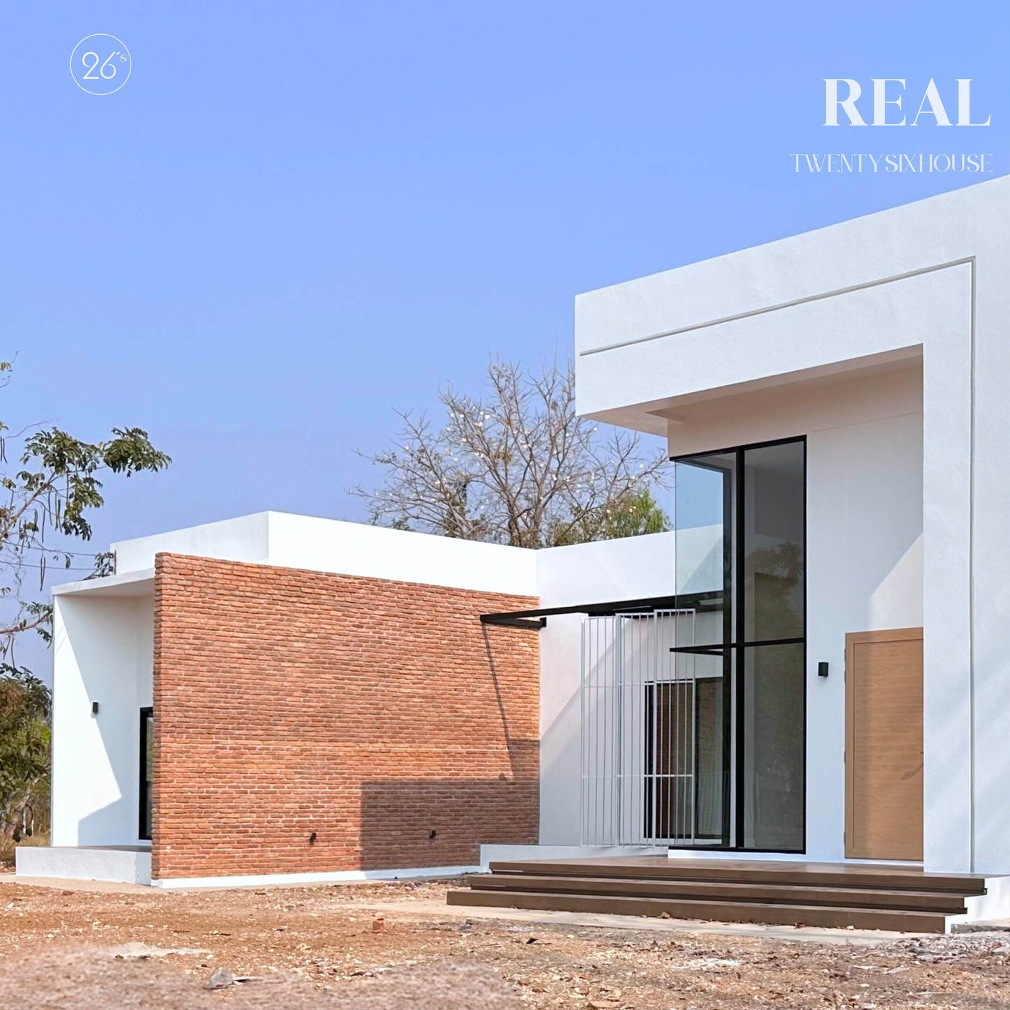 บ้านชั้นเดียวสไตล์ Modern Loft พร้อมที่จอดรถ 2 คัน