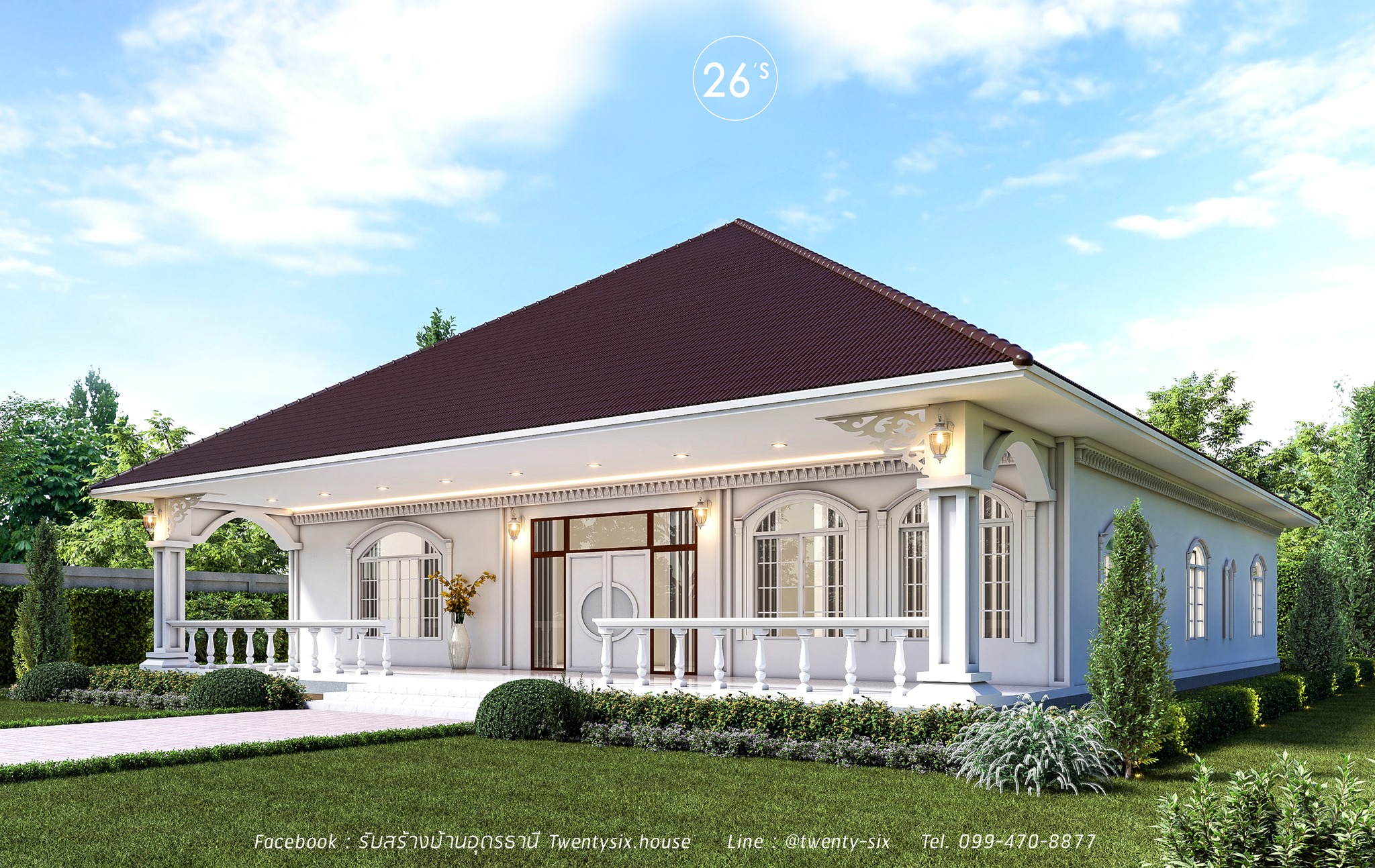 ผลงานบ้าน Modern Contemporary กลิ่นอายยุโรป พื้นที่ใช้สอย 310 ตารางเมตร โดย Twentysix House