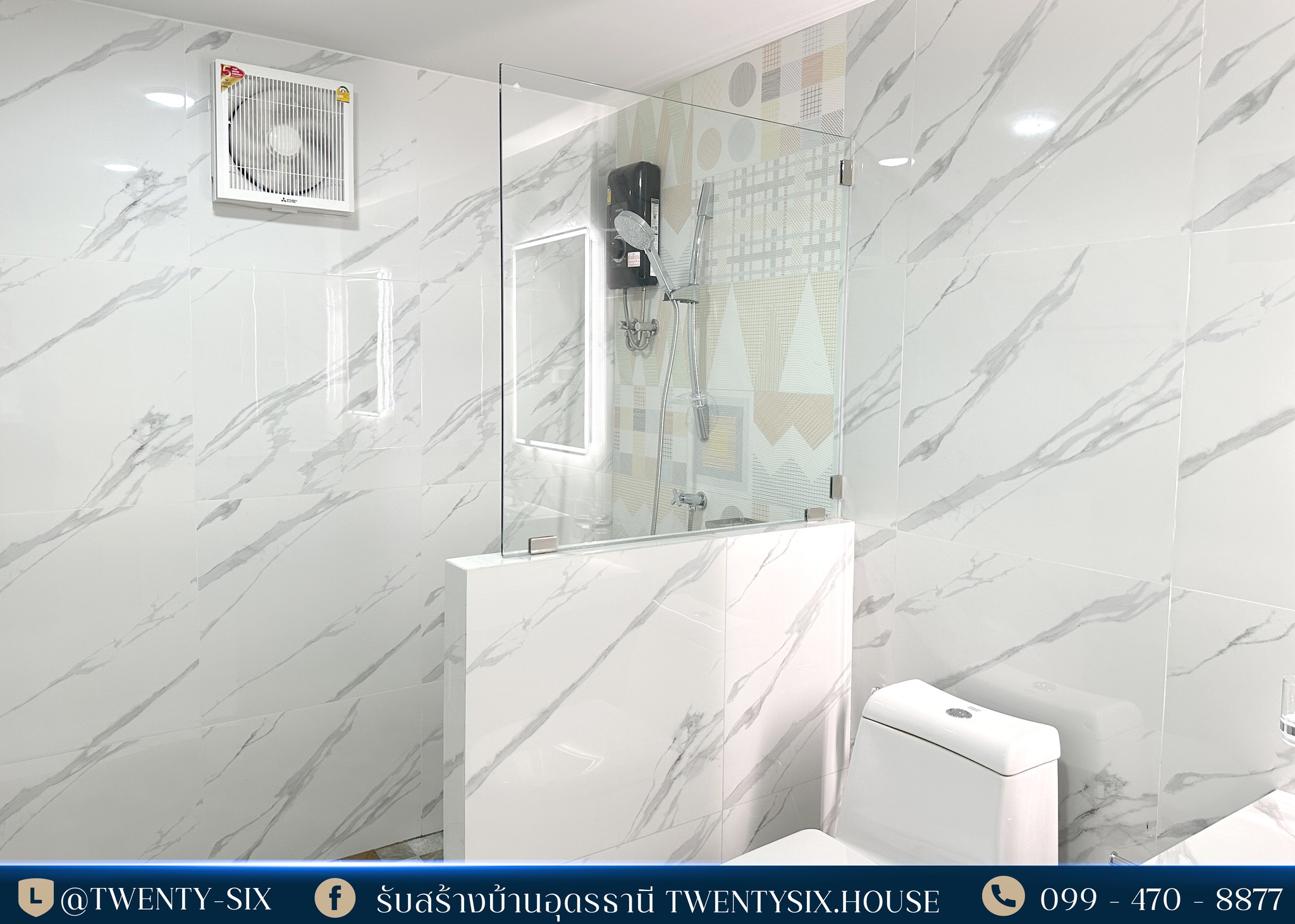 บ้านพักอาศัย 1 ชั้นครึ่ง Modern Style