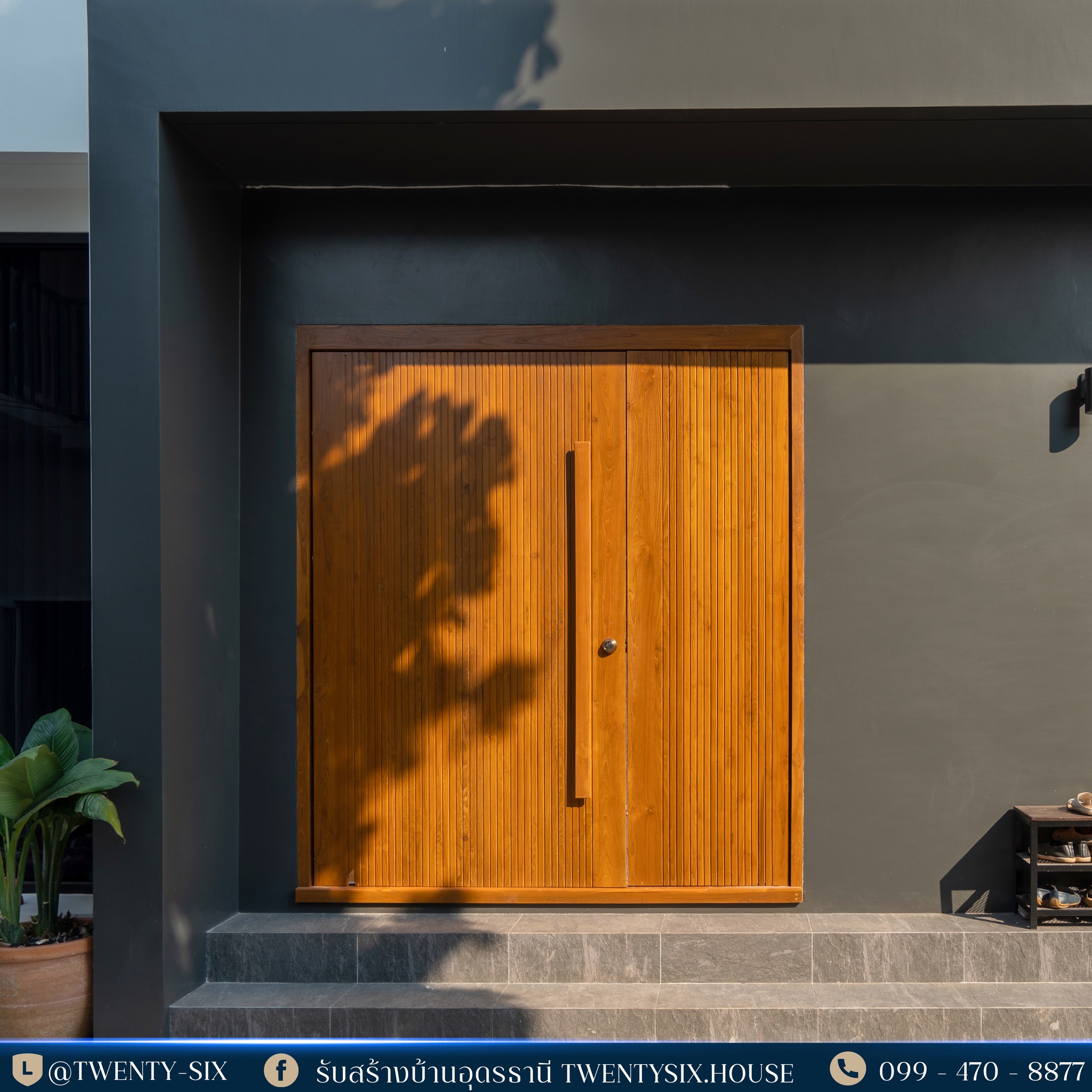 บ้านพักอาศัย 1 ชั้นครึ่ง Modern Style