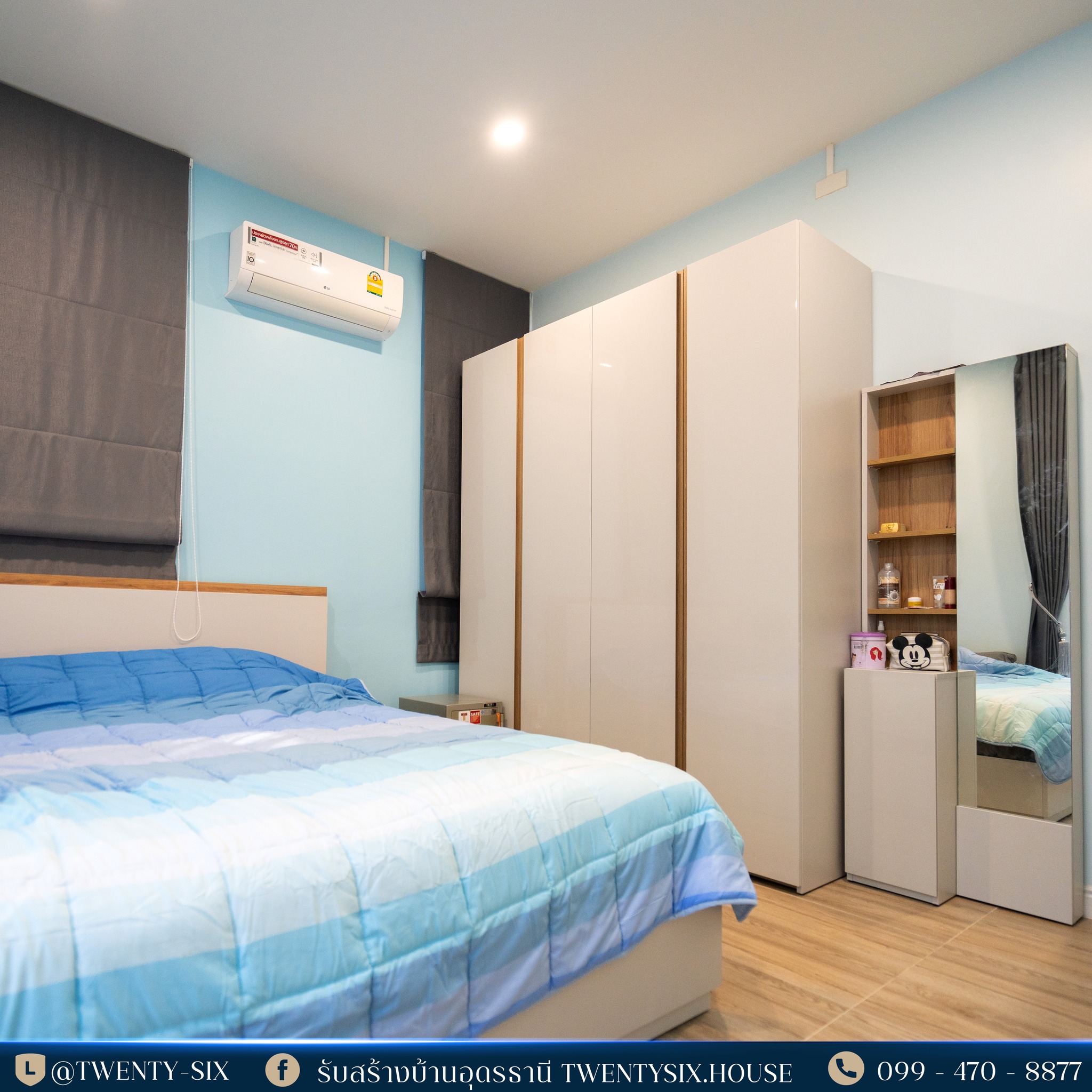 บ้านพักอาศัย 1 ชั้นครึ่ง Modern Style