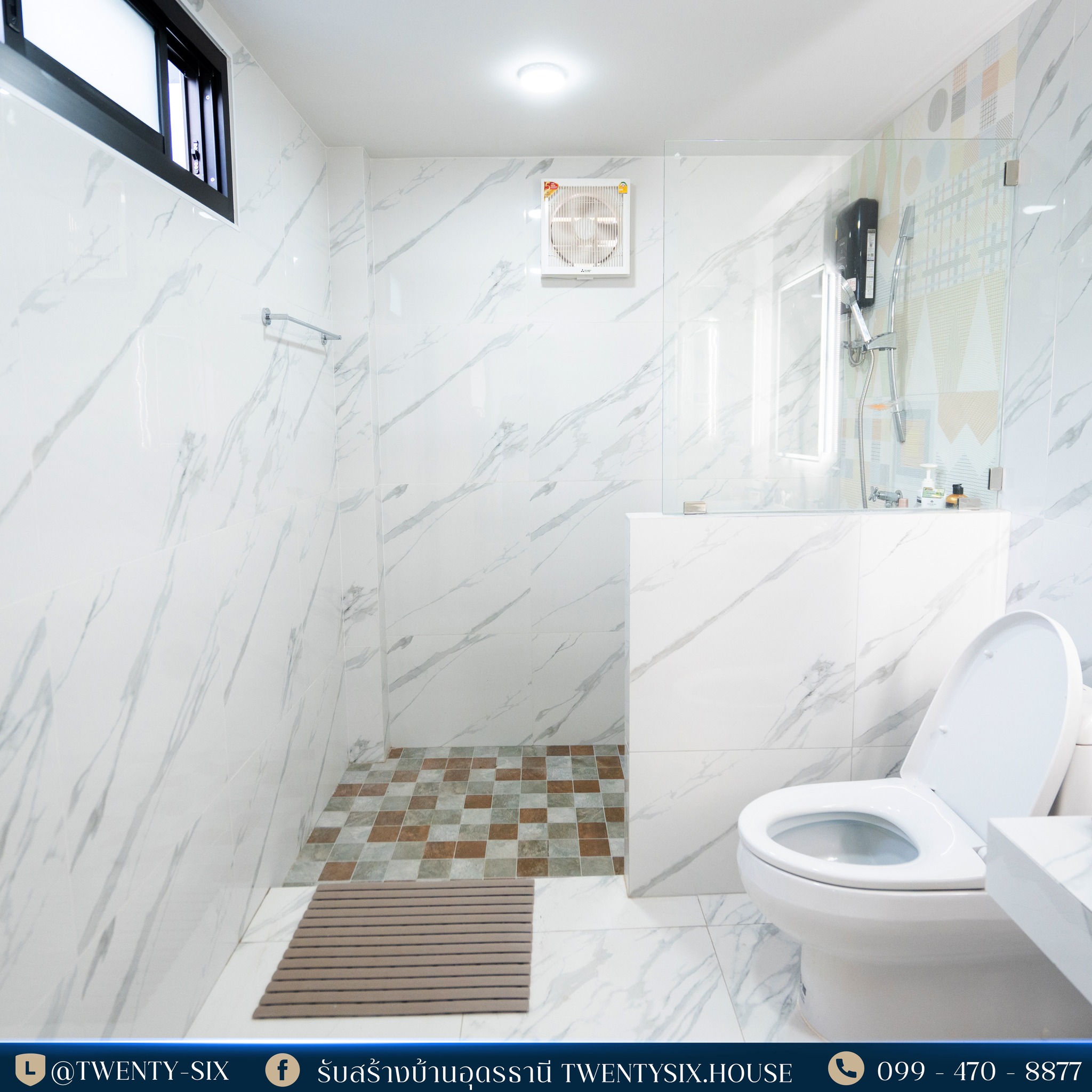 บ้านพักอาศัย 1 ชั้นครึ่ง Modern Style